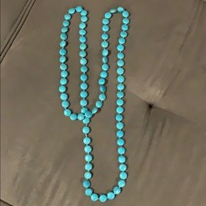 Turquoise Beaded Necklace and Earrings Set ❤️